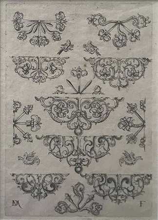 十二颗螺柱。（约1595年） by Daniel Mignot