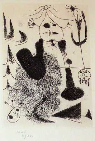 沙漏层（1938） by Joan Miró
