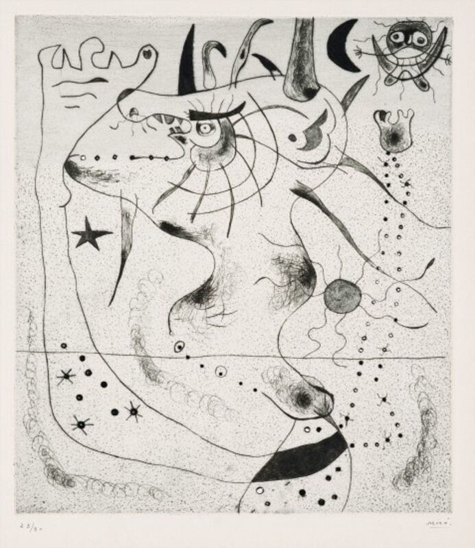 巨人的觉醒（1938） by Joan Miró