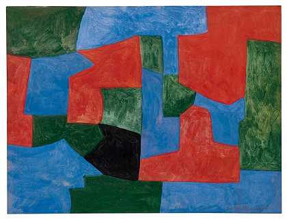 »成分abstraite«（1959） by Serge Poliakoff