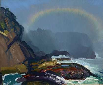 雾彩虹（1913） by George Bellows