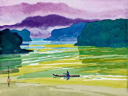 山湖塘（1996） by Ma Paisui 馬白水