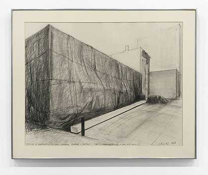 芝加哥当代艺术博物馆（项目）（1968年） by Christo