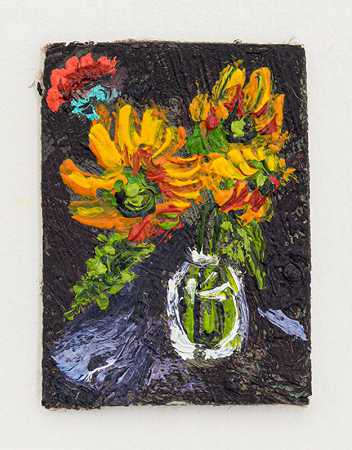 花瓶上的花（2019） by Jorge Diezma