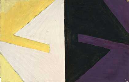 黄变白：紫变黑（1959） by Michael Kidner