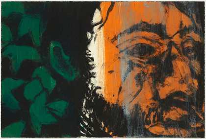 Green man（c）IV（2015） by Hughie O;Donoghue