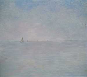 Lone sailer（1988） by Richard Eurich