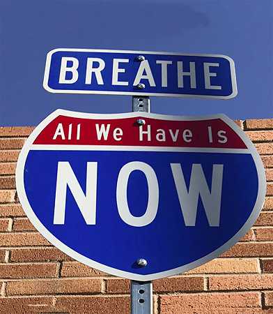 \\“呼吸我们现在拥有的一切”——当代街头标志雕塑（2017） by Scott Froschauer