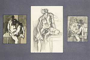三幅坐像图（1950） by Keith Vaughan