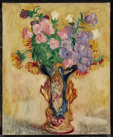 瓷瓶大花束（1905年）|出售 by Louis Valtat