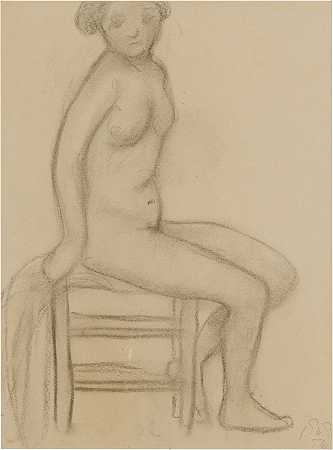 裸体坐着&amp；裸体站立（双面作品） – 保拉·莫德松·贝克尔