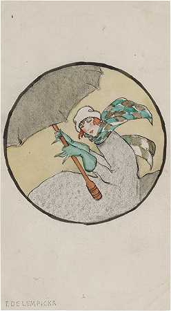 雨伞 – 塔玛拉·德莱姆皮卡