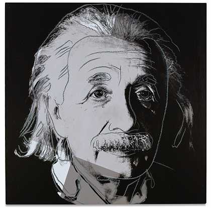 安迪·沃霍尔|阿尔伯特·爱因斯坦（摘自20世纪犹太人的十幅肖像）