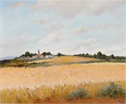圣阿姆尔的小麦（南布列塔尼莫尔比汉） – 马塞尔·戴夫–