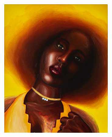我可爱的向日葵的肖像 – 沃恩·斯潘