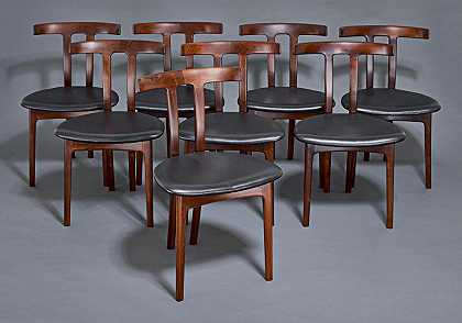 一套8张T型椅八組T椅子 – OLE-WANSCHER-奧爾·溫謝爾-