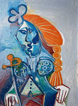 Buste de matador 鬥牛士 – Pablo-Picasso-巴布羅・畢加索-