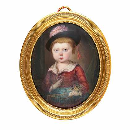 一个小男孩的肖像，大约1775年 – 雅克-莫里斯–