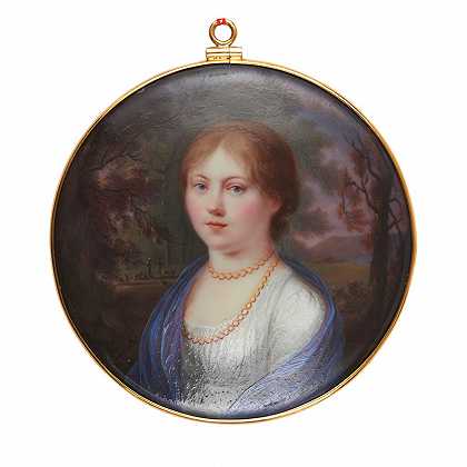 一位女士的肖像 – JEAN-FRANÇOIS-SOIRON–