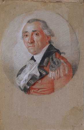 克劳德·马丁少将画像（1735-1800） – JOHAN-JOSEPH-ZOFFANY-R.A。
