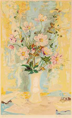 黎譜 (1907-2001) , 花卉 – Le Pho（1907-2001）——花瓶-