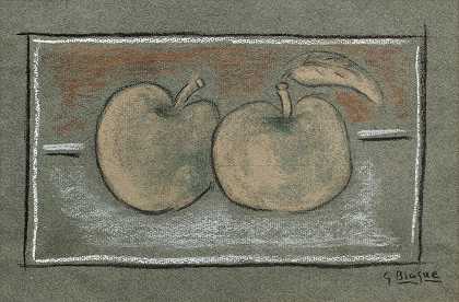 两个苹果 – 乔治·布拉克