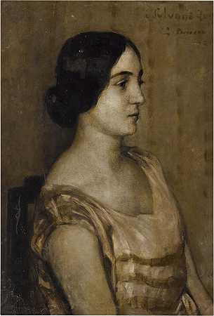 西尔瓦娜·卢波肖像 – 埃米尔·伯纳德