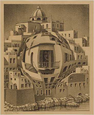 阳台（Bool/Box/Hole/Wierda 334） – M-C-Escher