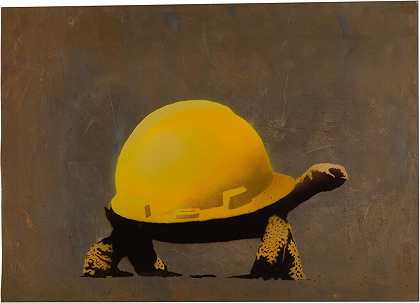 乌龟头盔 – 班克斯。