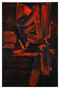 绘画195 x 130厘米，1961年8月4日 – 皮埃尔-松了一口气