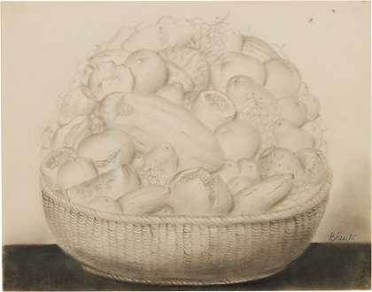 一碗水果 – 费尔南多-博特罗