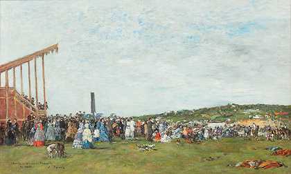 多维尔。1866年的赛场 – 尤金·路易斯·布丁
