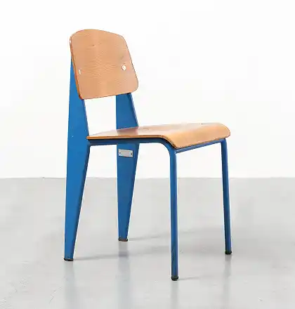 大都会305号椅子（蓝色） – JEAN-PROUVÉ