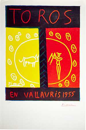 1955年的《瓦洛里斯托罗斯》（公元前1265年；公元1029年；捷克14年；第L-8页） – 毕加索。