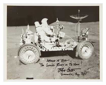 伊娃在哈德利-亚平宁着陆场。1971年7月31日。 – [阿波罗-15]—