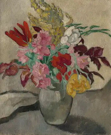 花瓶，花束 – 路易斯·鲍尔斯