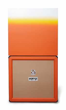带盒子的橙色扬声器柜（橙色、黄色和白色） – KAZ-OSHIRO-