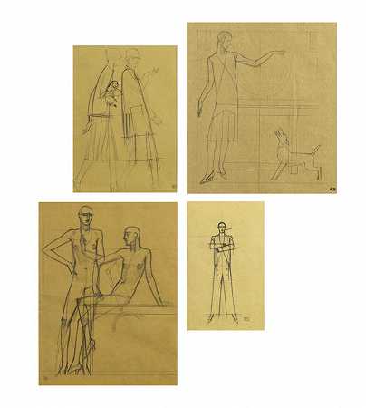 四个项目，约1920-1930年 – 伯纳德·布泰特·德蒙维尔