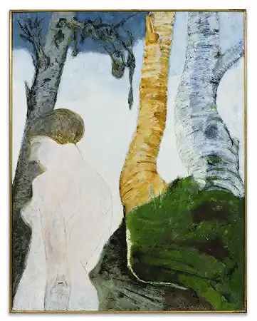 裸体女人，三棵树 – 伯纳德·杜福尔
