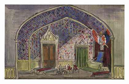 中世纪室内舞台设计 – 塞西尔·比顿-