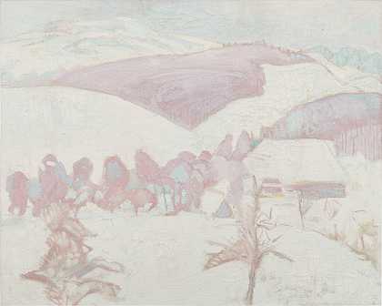 冬季风景，1916年 – 库诺·阿米特