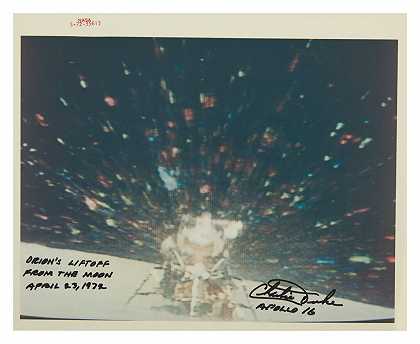猎户座升空。1972年4月22日。 – [阿波罗16号]–