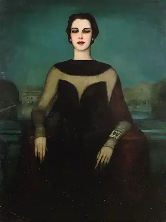黑衣女子肖像 – FEDERIC-BELTRAN-Mass