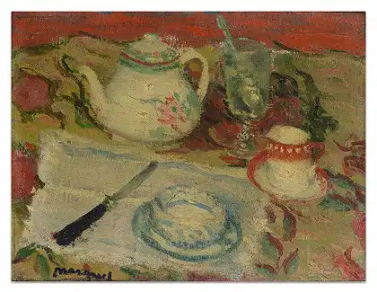 茶壶静物 – 阿尔伯特·马奎特