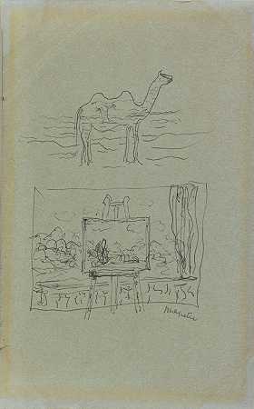 骆驼和窗户 – 勒内-马格里特