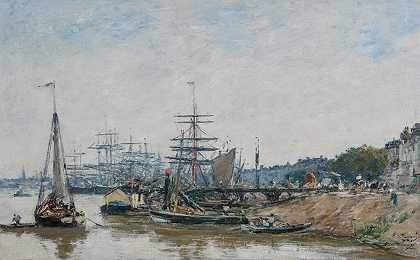 波尔多、港口和码头 – 尤金·路易斯·布丁