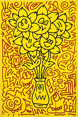 Sunflower Doodles 向日葵 – 杜德尔先生-