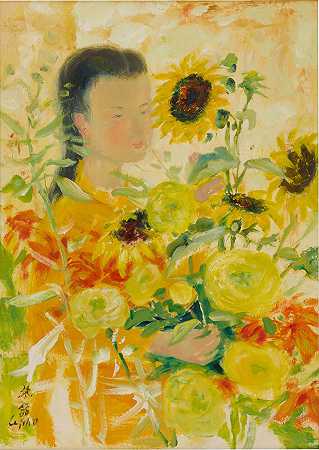 Lady with Sunflowers 女人與太陽花 – 摄影师