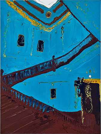 Blue Staircase 藍色樓梯 – Genieve-Figgis-熱尼維・菲吉斯-