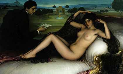 诗歌之维纳斯，1913年`Venus of Poetry, 1913 by Julio Romero de Torres
